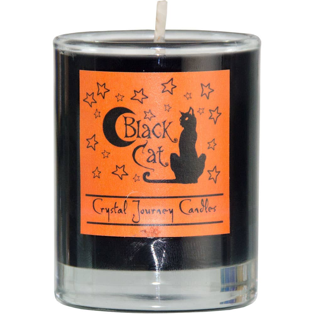 Black Cat Votive Soy Candle