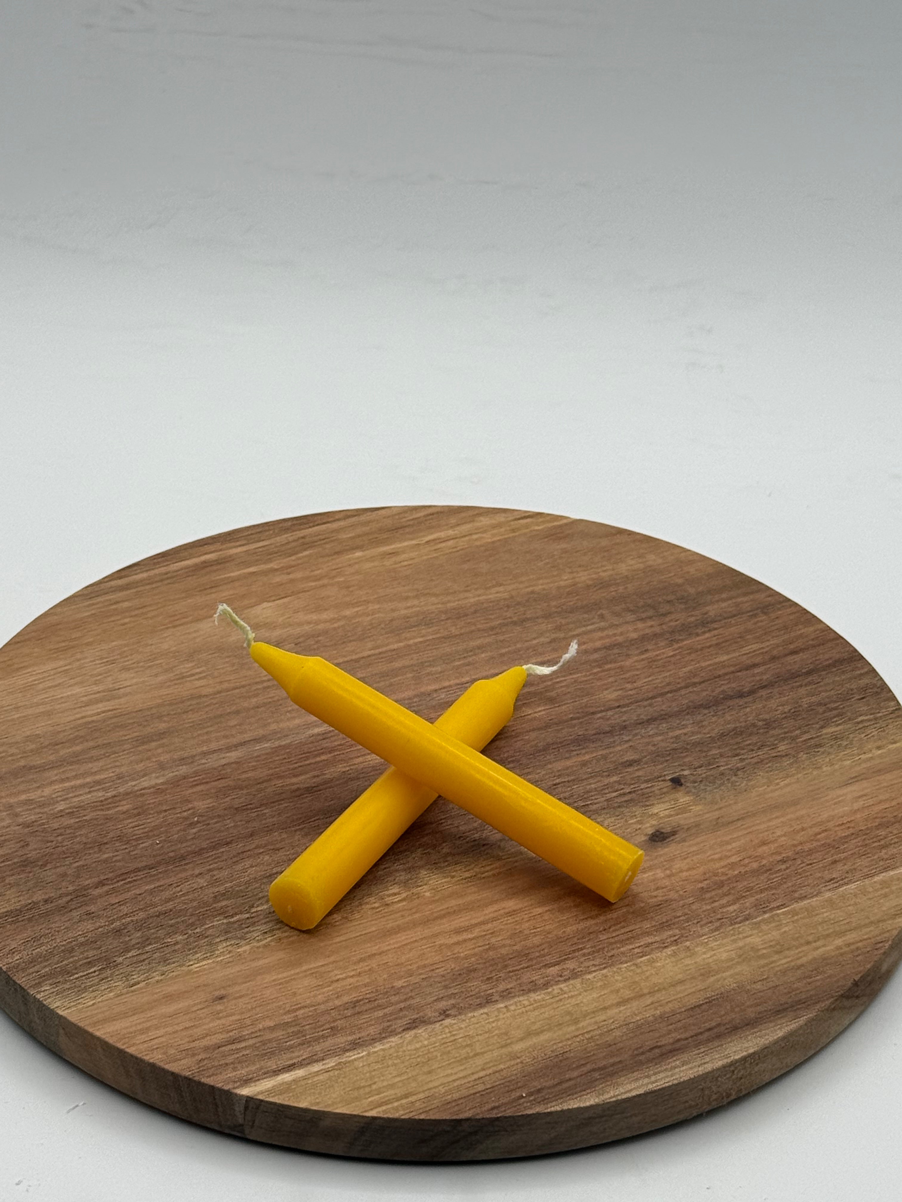 Yellow Chime Candle 4in